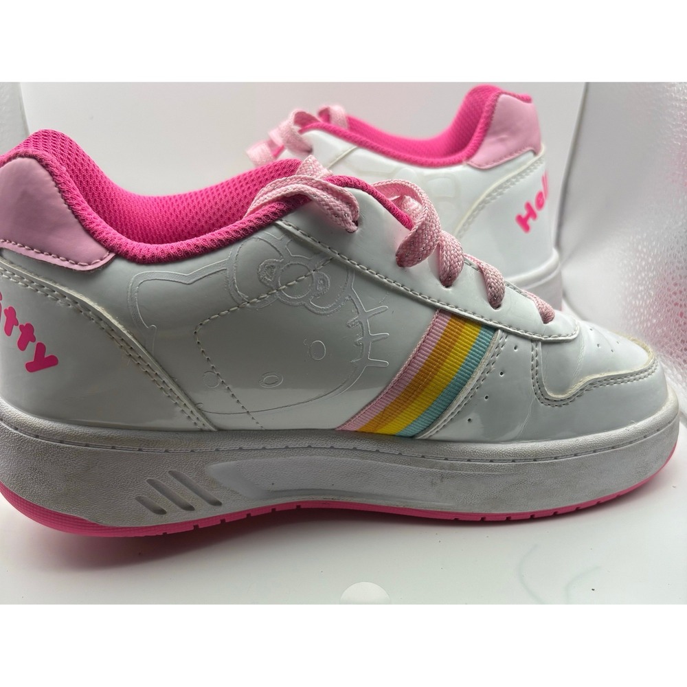 Heelys Kama HKC White Rainbow Pink Skate Shoes Girls Youth 3 Womens 4 H016-0128 - Picture 9 of 10